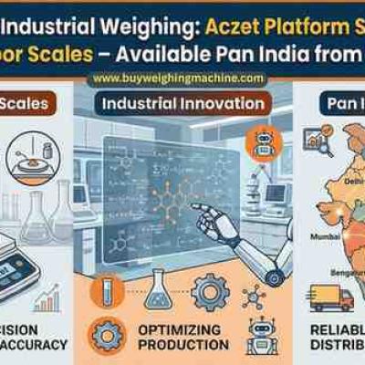 Heavy-Duty Industrial Weighing: Aczet Platform Scales, Crane Scales & Floor Scales – Available Pan India from U.P. SCALES