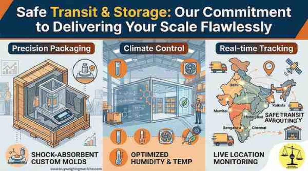 Safe Transit & Storage: Our Commitment to Delivering Your Scale Flawlessly