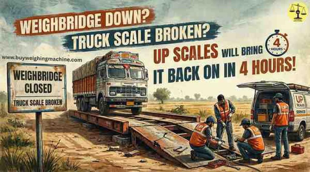 Weighbridge Bandh? Truck Scale Kharab? UP Scales Laayega 4 Ghante Mein Wapas ON!